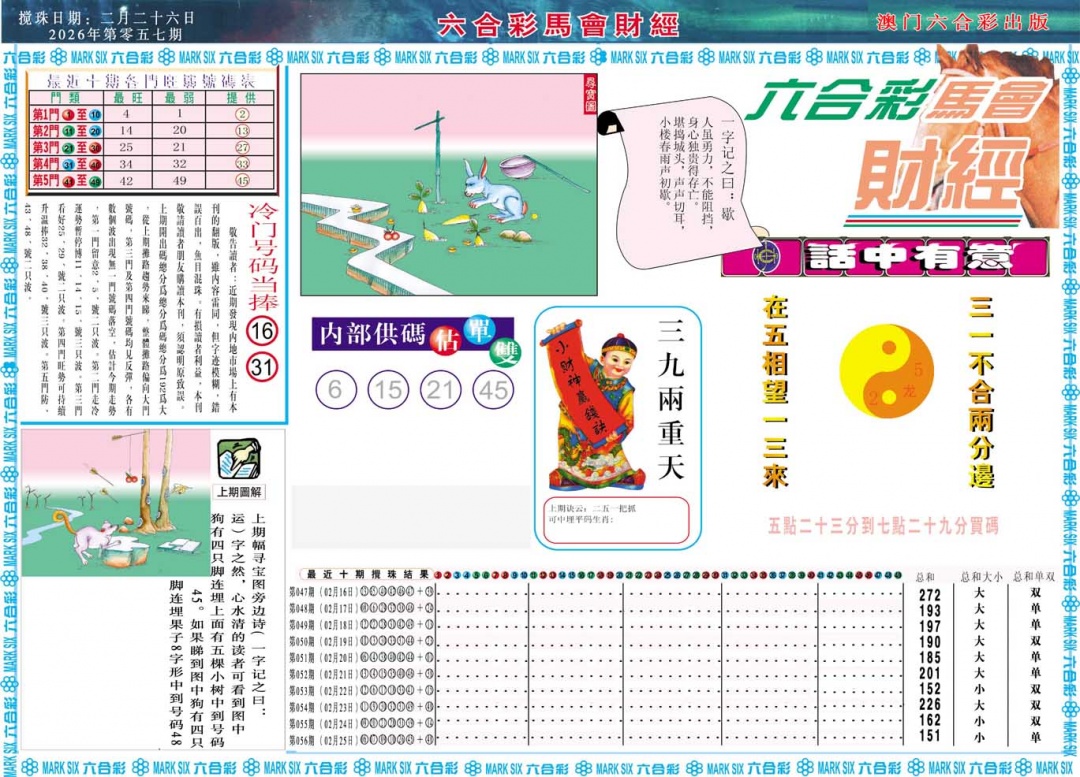 057期马会财经A[图]
