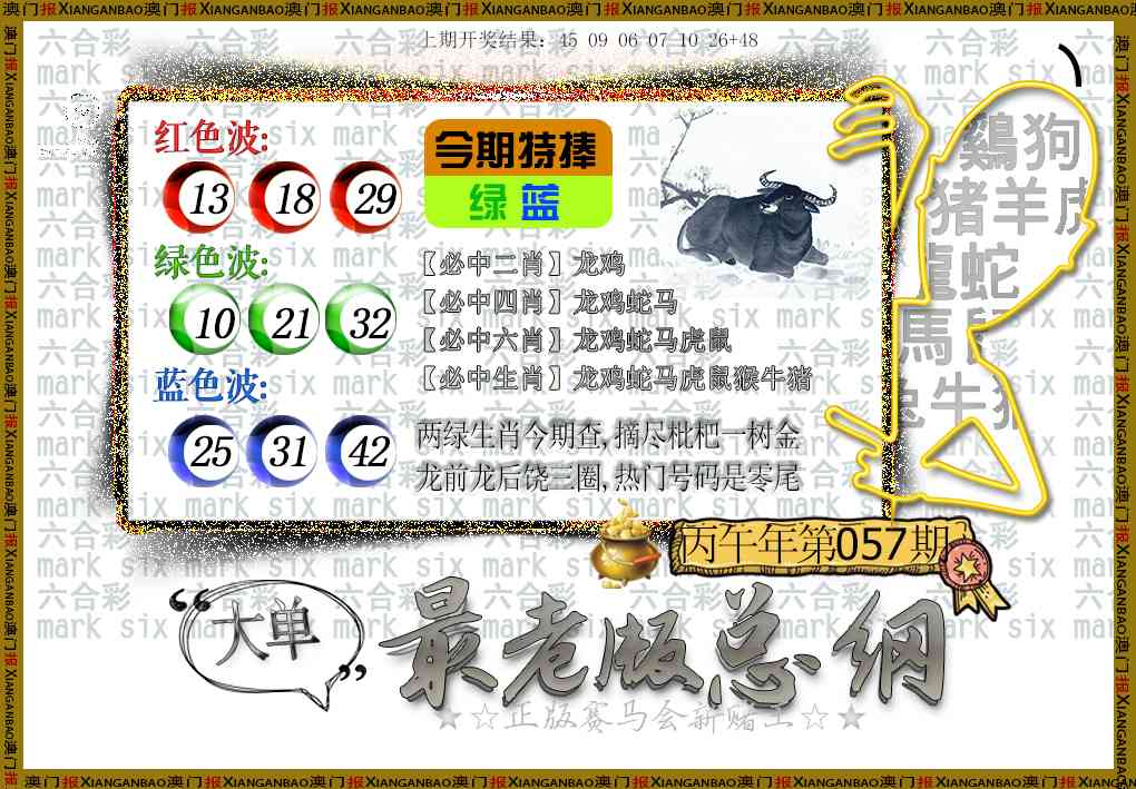 057期最老版总纲[图]