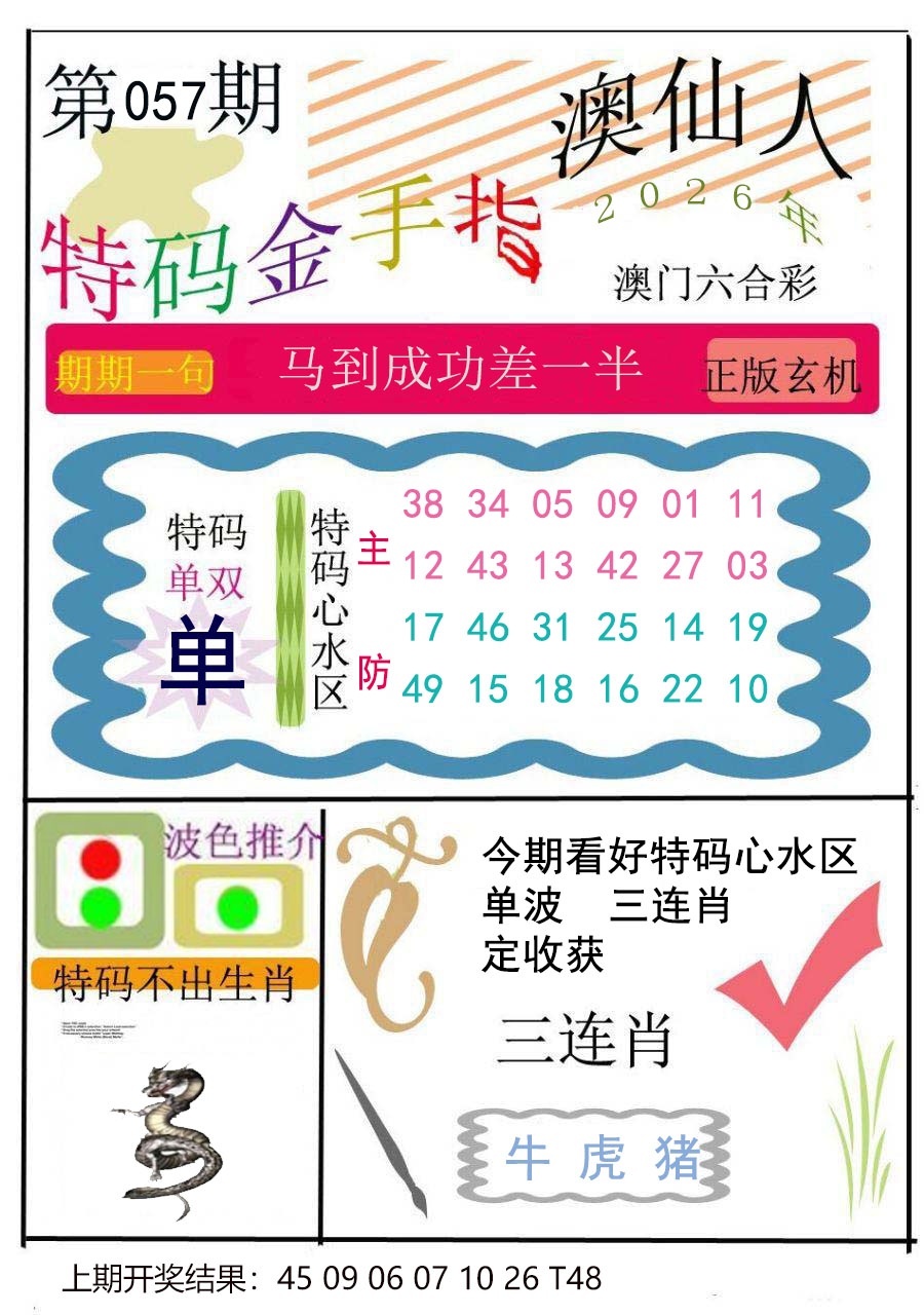 057期特码金手指[图]