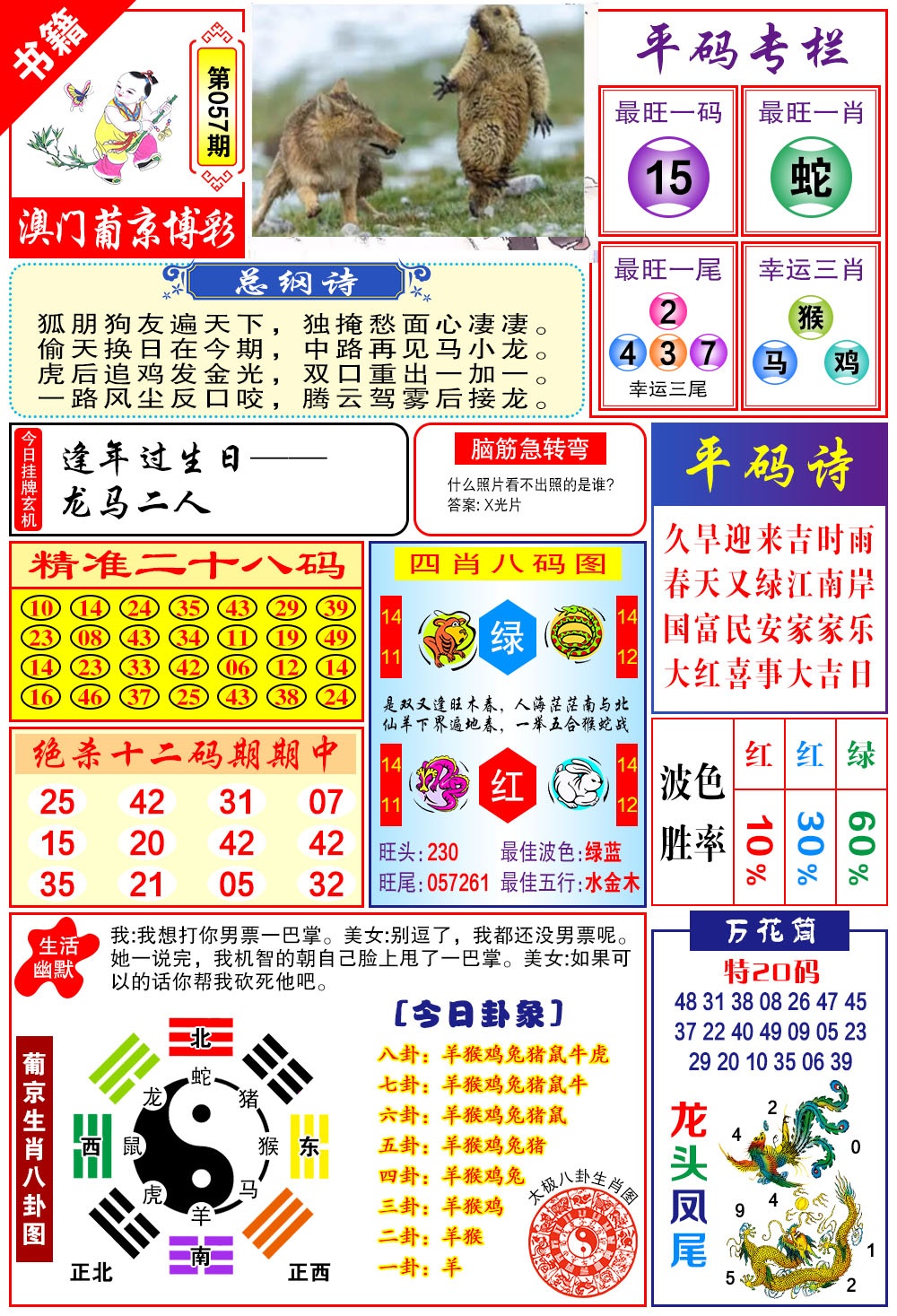 057期澳门万花筒[图]