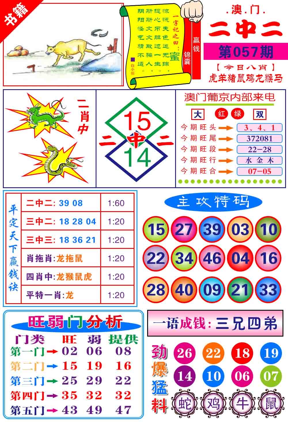 057期澳门平天下[图]