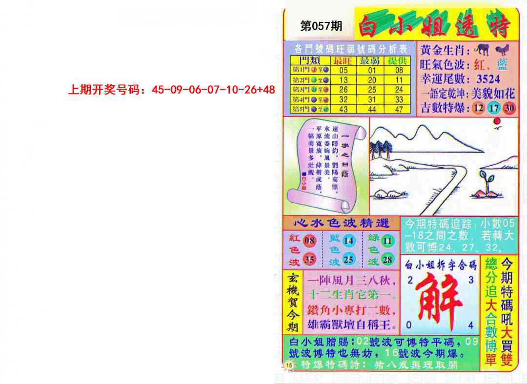 057期白小姐透特[图]