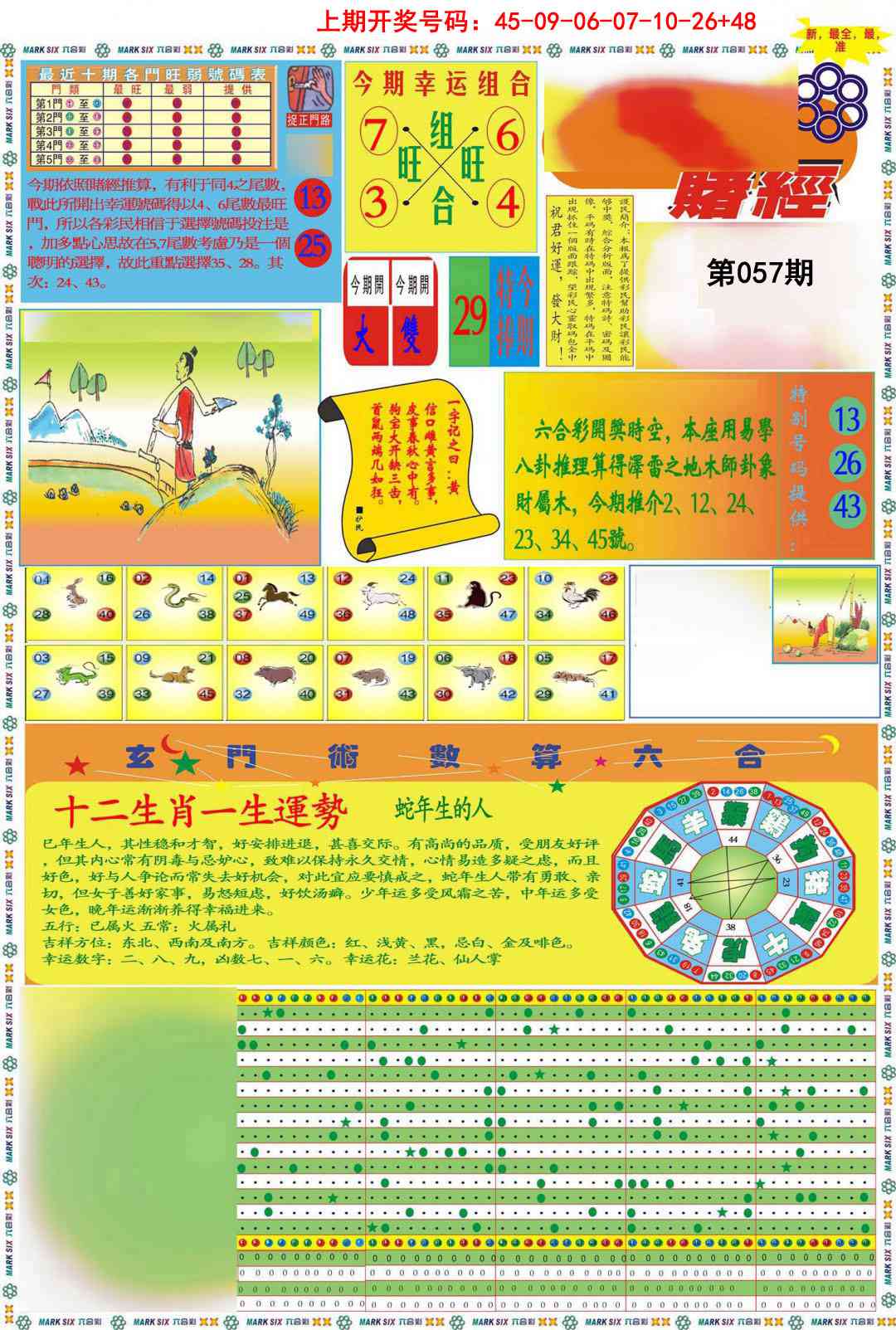 057期九龍赌经A(推荐)[图]