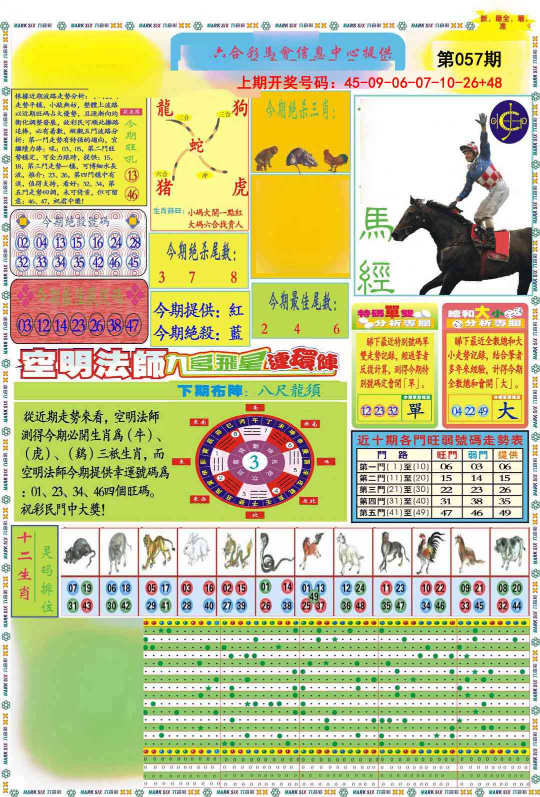 057期九龍马经A(推荐)[图]