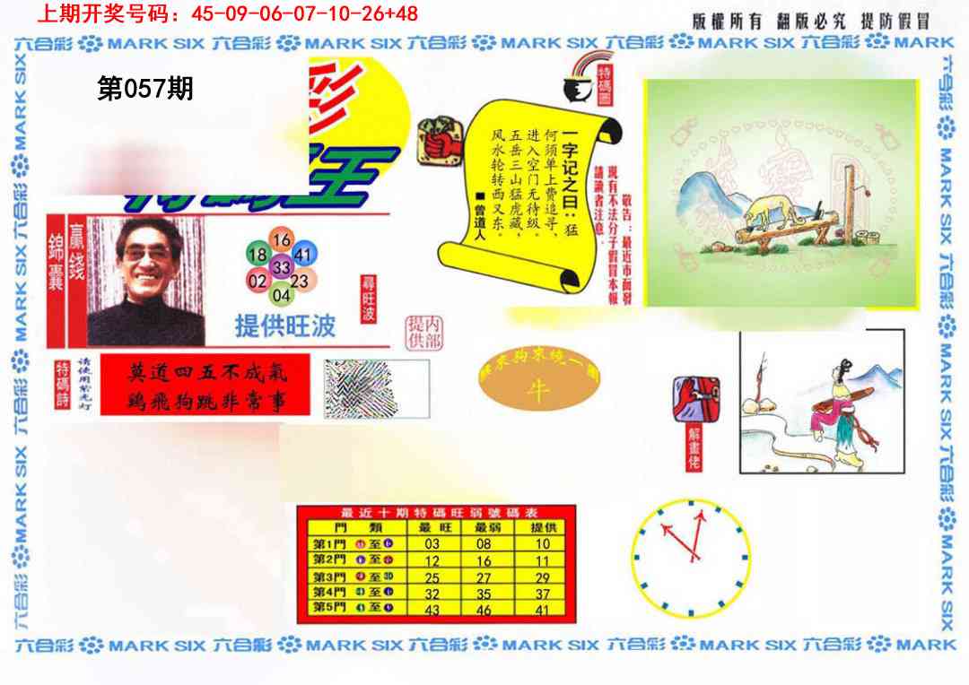 057期特码王(信封)[图]