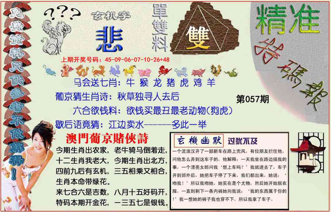 057期精准<特碼報>[图]