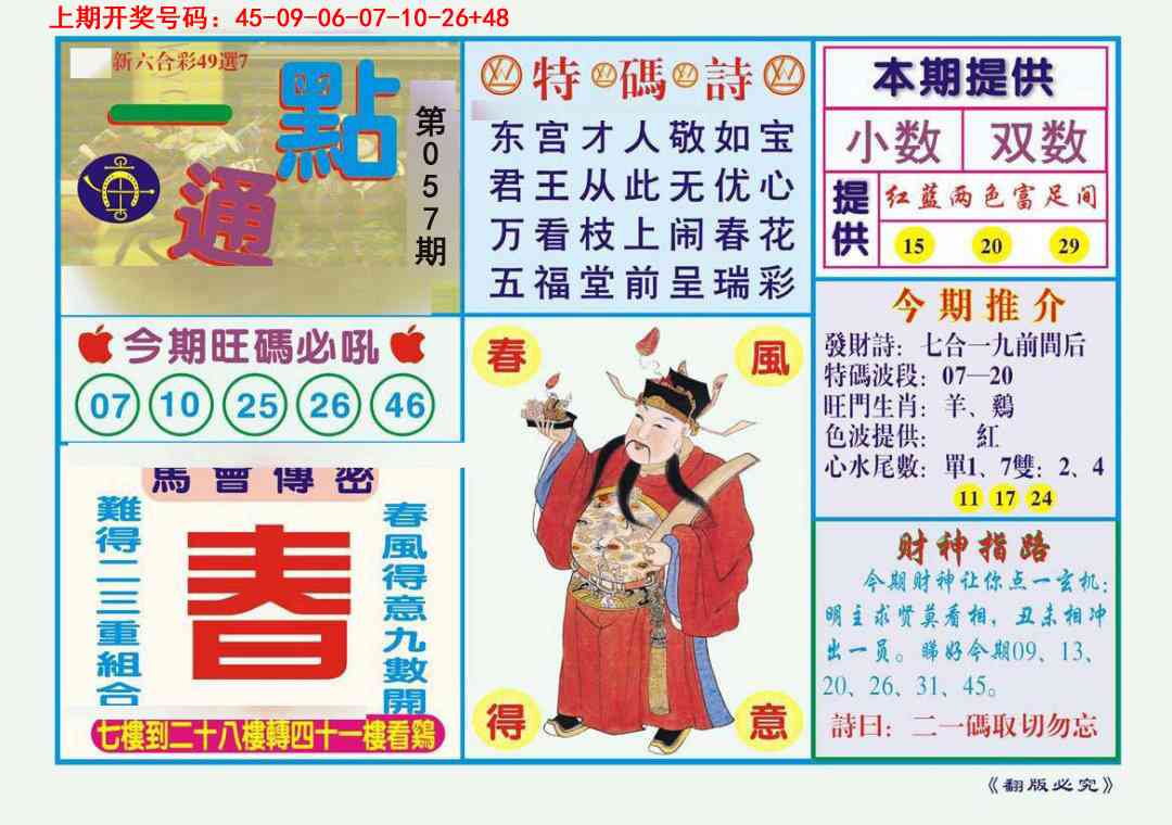 057期一点通[图]