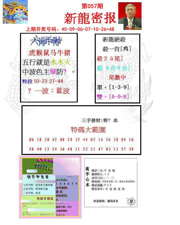 057期新龙密报[图]
