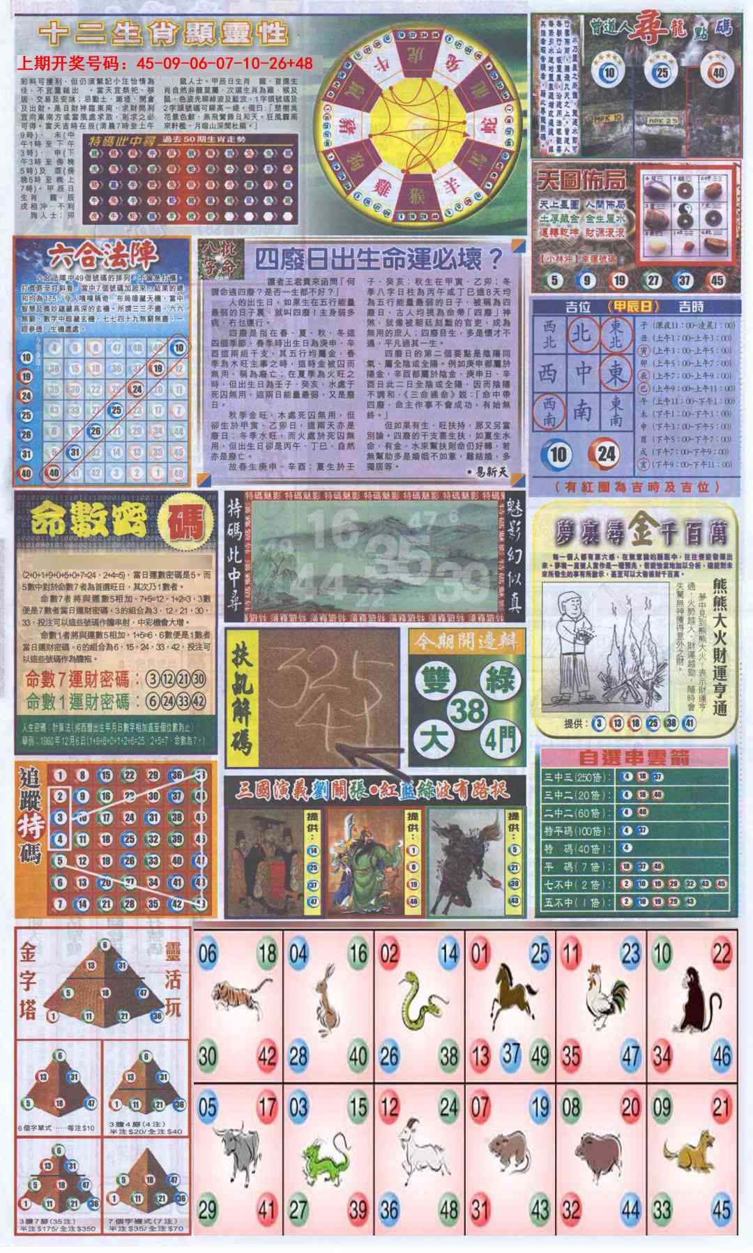 057期新报跑狗-2(背面)[图]