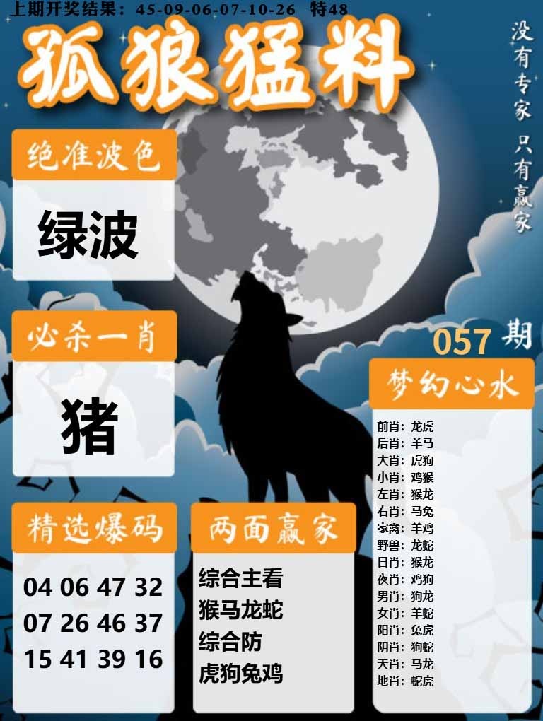 057期孤狼猛料[图]